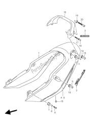 SEAT TAIL COVER (GSF600Z)