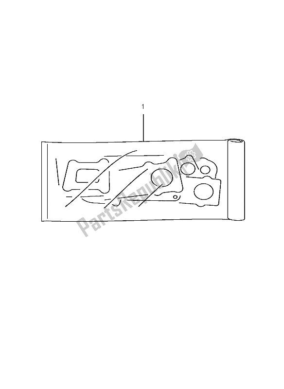 All parts for the Gasket Set of the Suzuki RM 250 2003
