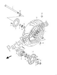 roda traseira (gsf650su)