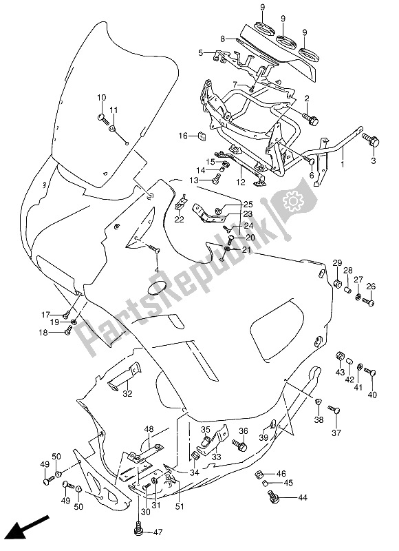 Tutte le parti per il Parti Di Installazione del Suzuki GSX 600 FUU2 1990