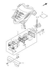 luz de combinación trasera (vzr1800bzuf e19)