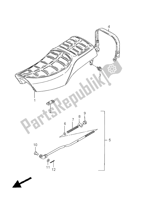 Todas las partes para Asiento de Suzuki GN 125E 1997