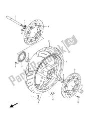 roda dianteira (gsf650sua)