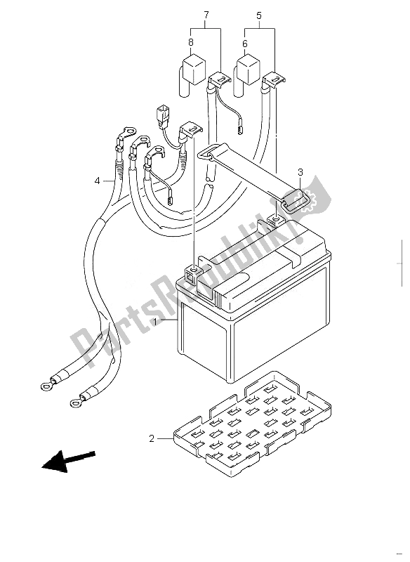 Toutes les pièces pour le Batterie du Suzuki GSR 600A 2007