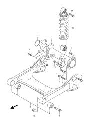 bras oscillant arrière