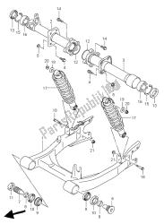 bras oscillant arrière