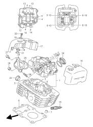 CYLINDER HEAD (REAR)