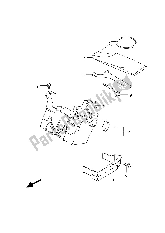 Toutes les pièces pour le Boîte Manuelle (gsf650s) du Suzuki GSF 650 Sasa Bandit 2012