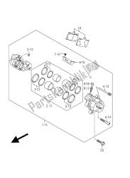 FRONT CALIPER (GSX650FU E21)