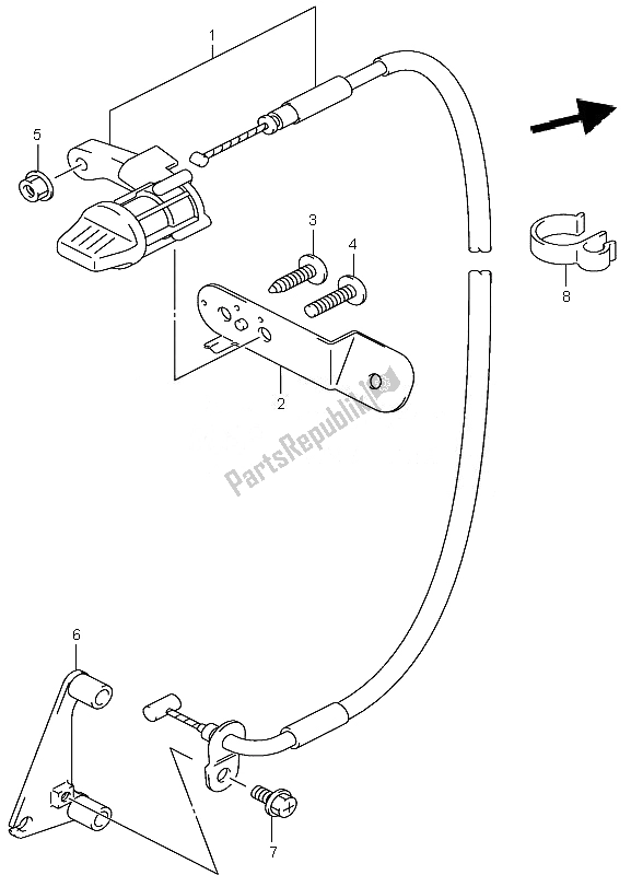 Tutte le parti per il Blocco Inverso del Suzuki LT Z 400 Quadsport 2007