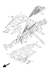 couvercle du réservoir de carburant (lt-r450z)