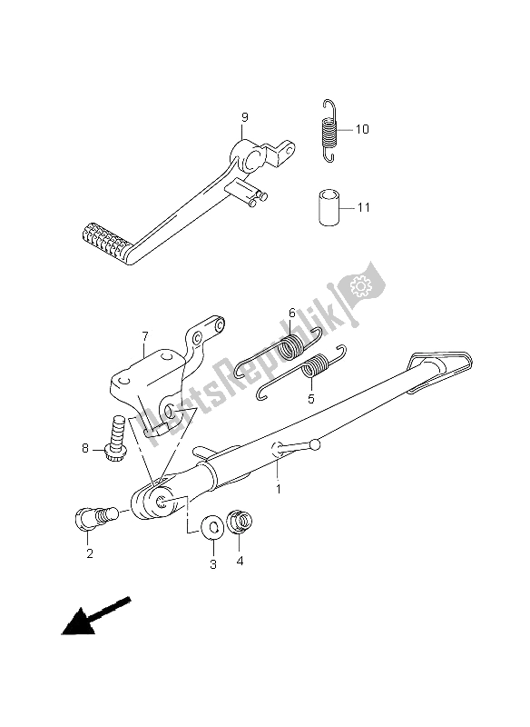 Toutes les pièces pour le Supporter du Suzuki GSX R 750 2008