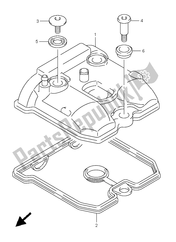 Wszystkie części do Cylinder Suzuki DR Z 400E 2006