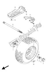 linker achterwiel (lt-a400f p24)