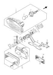 luz de combinación trasera