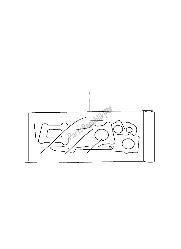 All parts for the Gasket Set of the Suzuki RM 250 2005