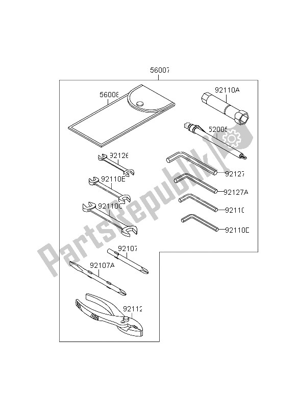 Todas las partes para Herramienta De Propietarios de Suzuki VZ 1600 Marauder 2004