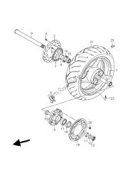 REAR WHEEL (GSF1200A-SA)