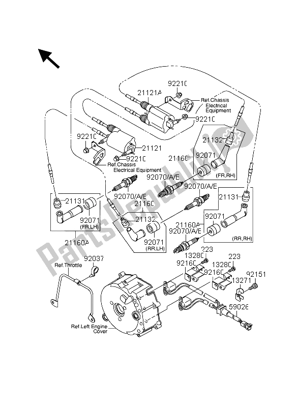 Todas las partes para Sistema De Encendido de Suzuki VZ 1600 Marauder 2005