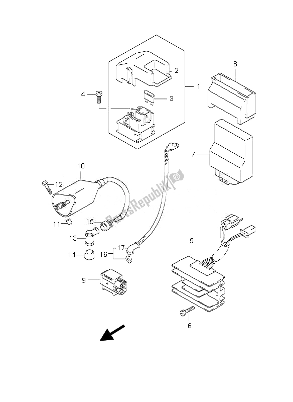 All parts for the Electrical of the Suzuki GZ 125 Marauder 2007