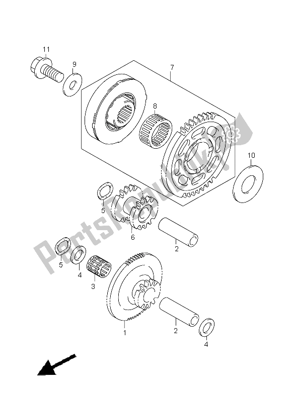 Toutes les pièces pour le Embrayage De Démarrage du Suzuki GSX R 1000 2006