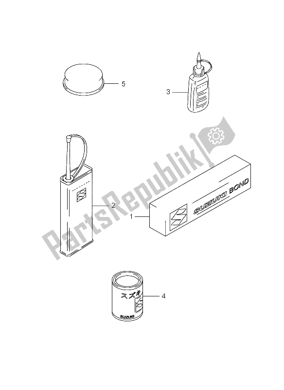 Todas las partes para Opcional de Suzuki RM Z 250 2008