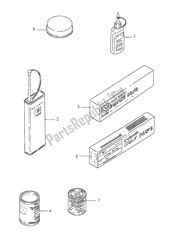 Toutes les pièces pour le Optionnel du Suzuki DR 350 SE 1999