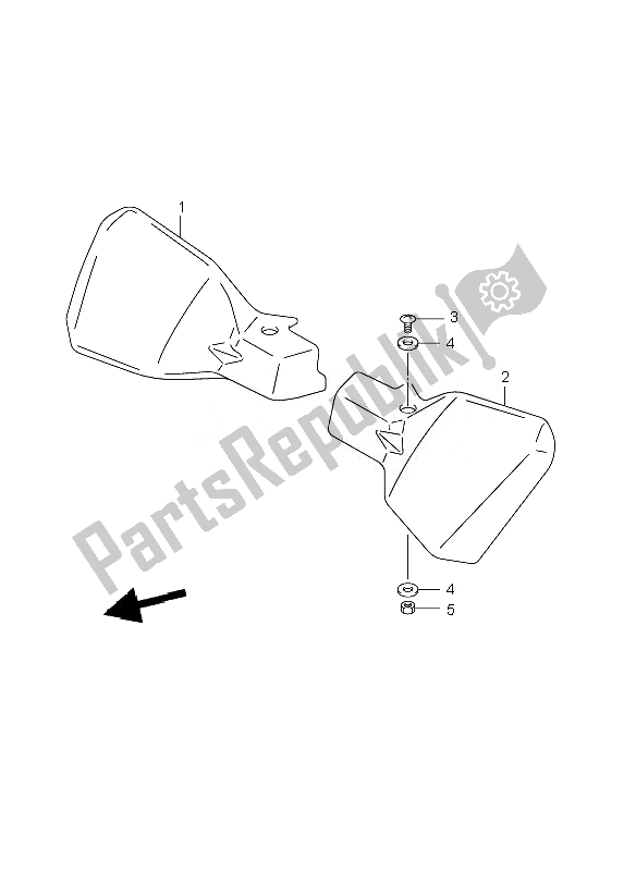 Todas las partes para Cubierta De Nudillos de Suzuki DL 1000 V Strom 2010