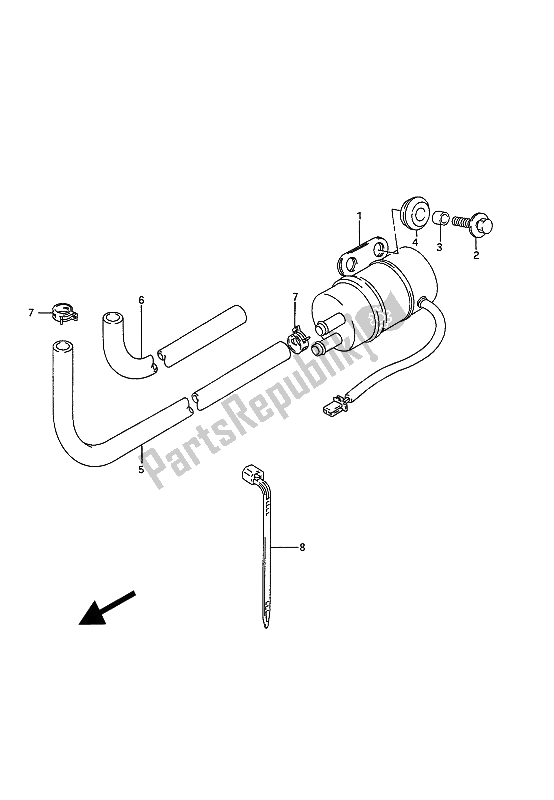 Toutes les pièces pour le Pompe à Essence du Suzuki GSX 1100G 1993