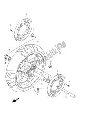 roda dianteira (an650 e19)