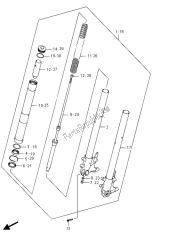 amortyzator przedniego widelca (vzr1800bz e02)