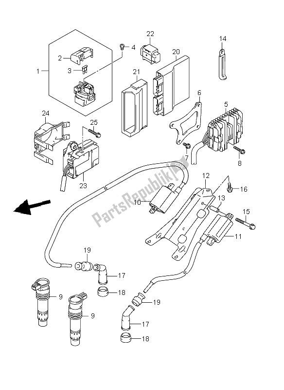 All parts for the Electrical of the Suzuki VZR 1800 Rnzr M Intruder 2010