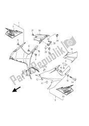 SIDE COWLING (GSX-R750UF E21:YVB)