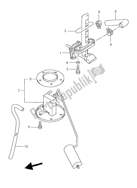 Todas las partes para Grifo De Combustible de Suzuki GSX 750F 1999