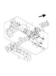 pinza posteriore (gsx650fua e21)