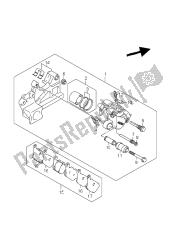 zacisk tylny (gsx650fua e21)