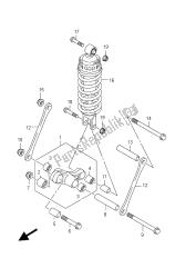 REAR CUSHION LEVER (GSX650FU E24)