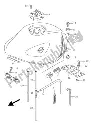 réservoir de carburant (gsf1200z)