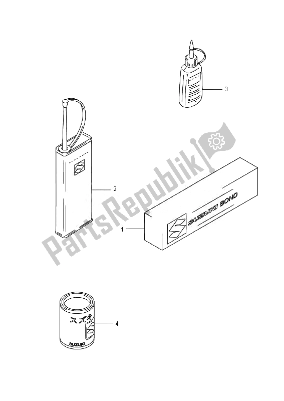 Todas las partes para Opcional de Suzuki DR Z 70 2014