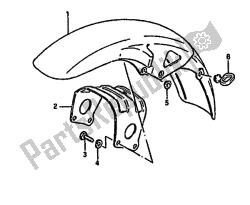 garde-boue avant (gsx550es-ef)