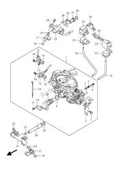 cuerpo del acelerador (vl800bue e19)