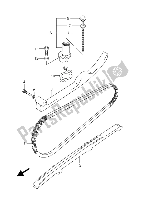 Todas las partes para Cadena De Levas de Suzuki UH 125 Burgman 2008