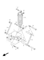 leva del cuscino posteriore (gsx650fu e21)