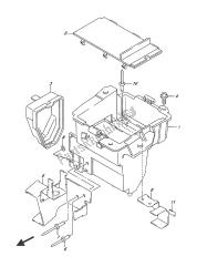 soporte de la batería