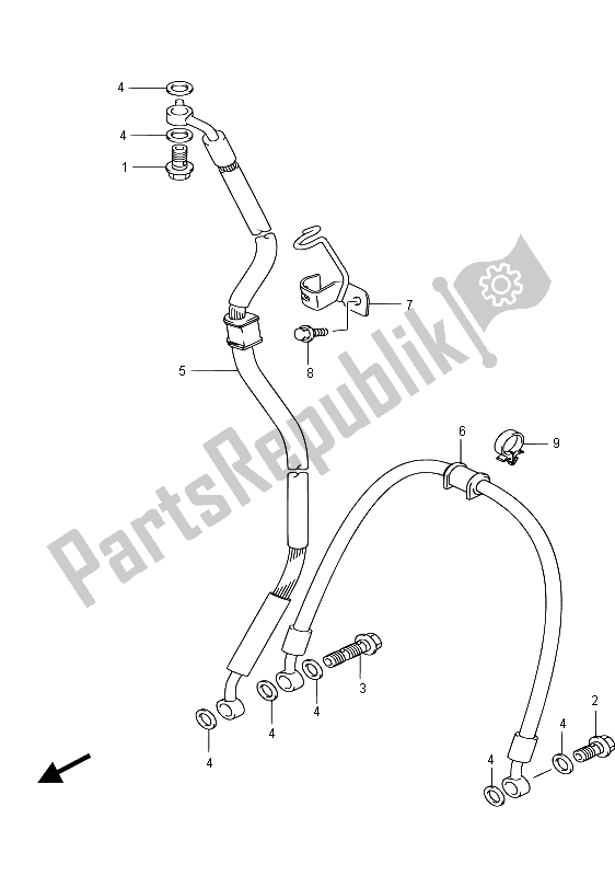 Toutes les pièces pour le Flexible De Frein Avant du Suzuki GSX R 600 2015