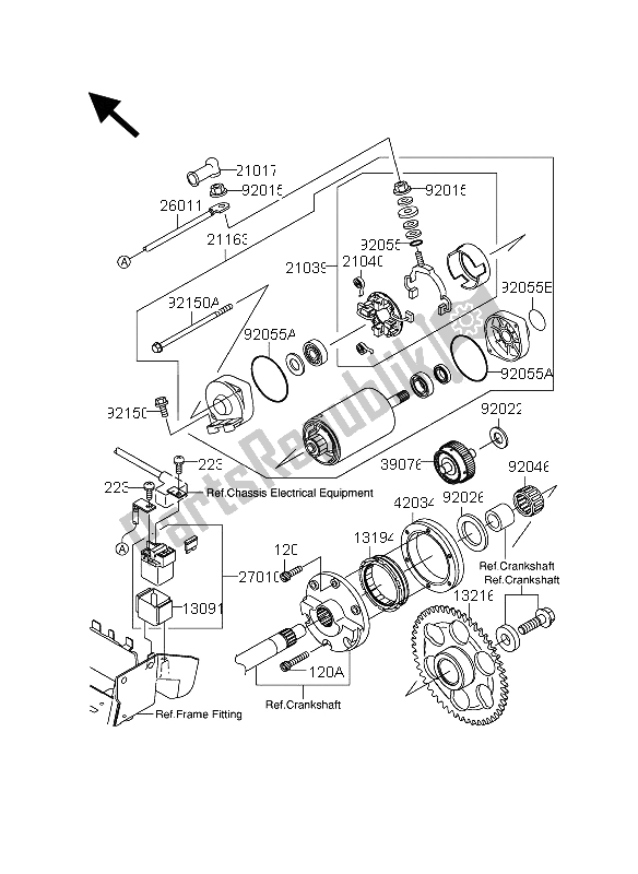 Todas las partes para Motor De Arranque de Suzuki VZ 1600 Marauder 2005