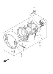 faro anteriore (vl800c e19)