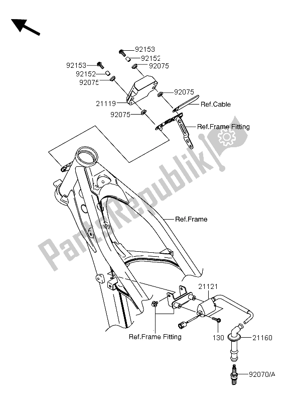 Tutte le parti per il Sistema Di Accensione del Suzuki RM Z 250 2004