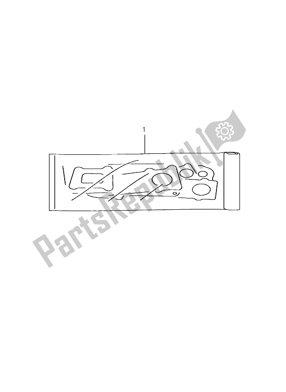 All parts for the Gasket Set of the Suzuki LS 650 Savage 1996