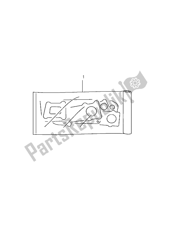 All parts for the Gasket Set of the Suzuki VL 250 Intruder 2006